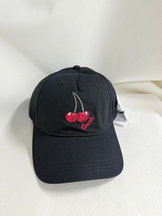 coach Embroidered Cherries Baseball Hat cdo82 main image 5